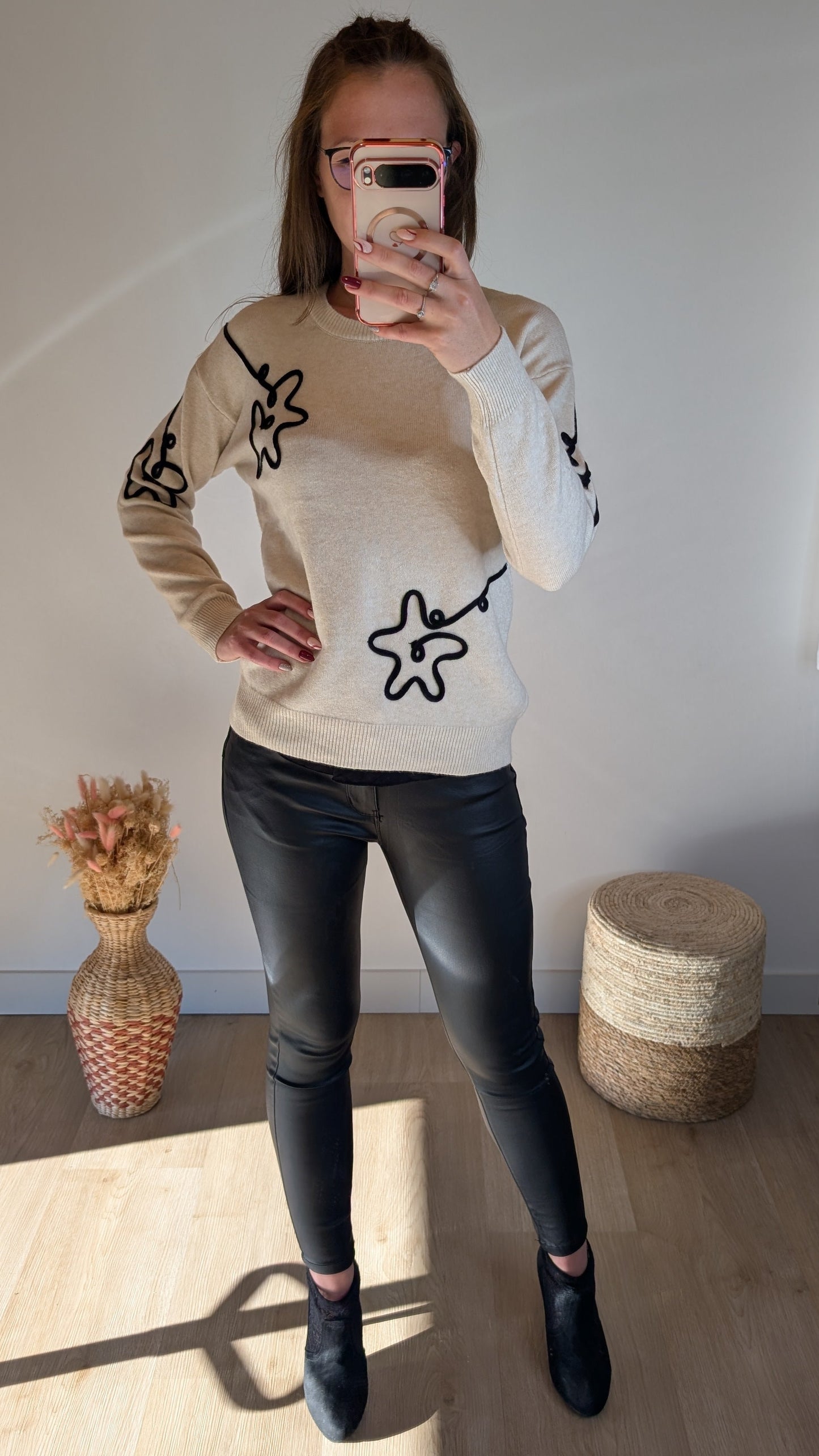 Pull maille Candice - Crème