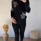 Pull maille Candice - Noir