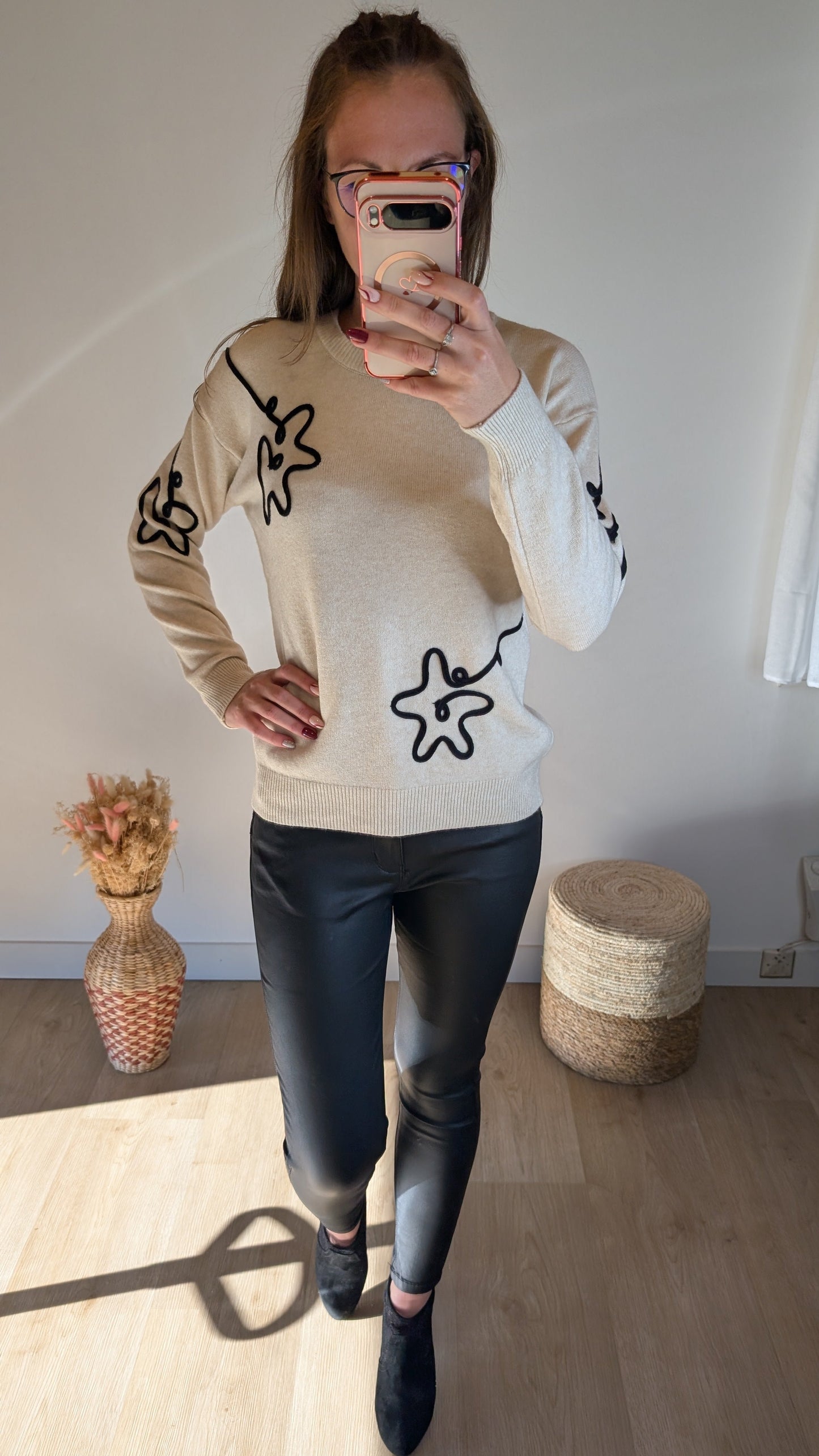 Pull maille Candice - Crème