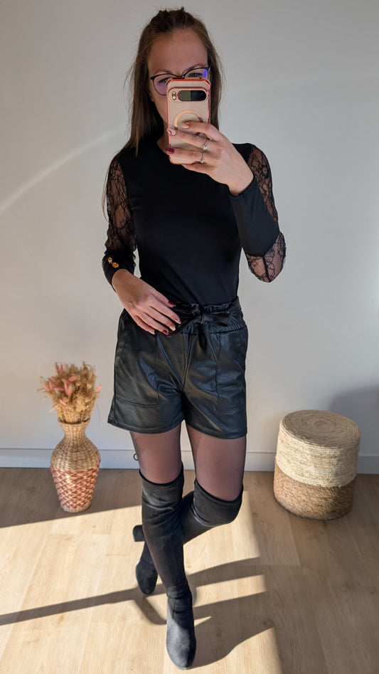 Short simili cuir Marion