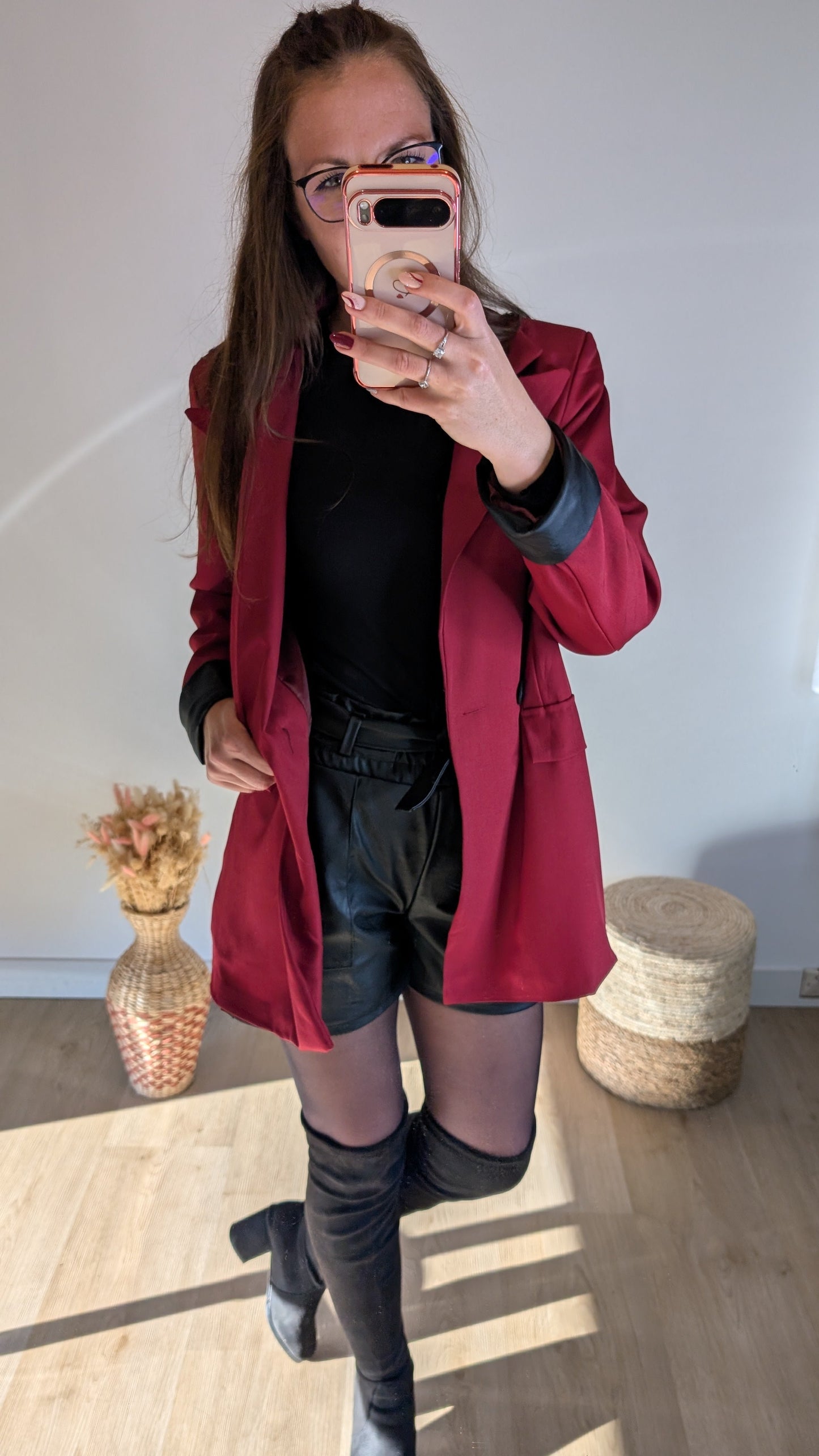 Short simili cuir Marion