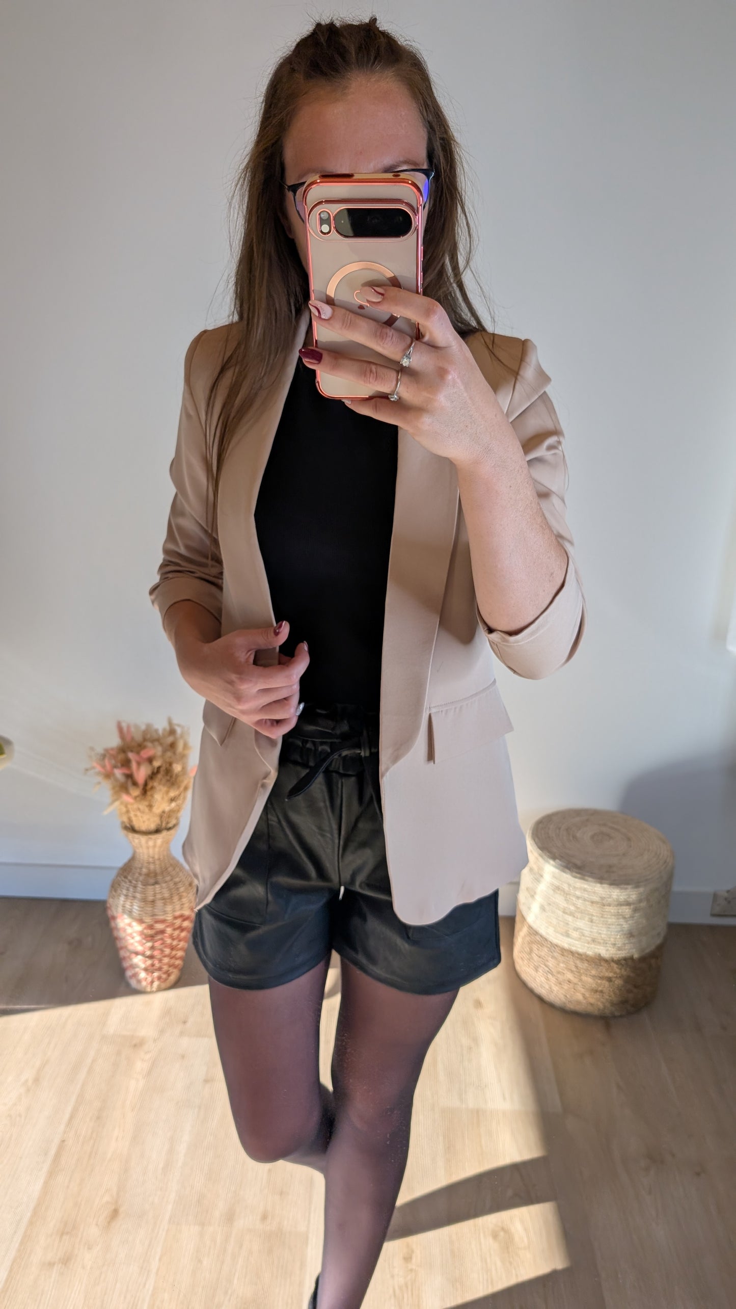 Short simili cuir Marion