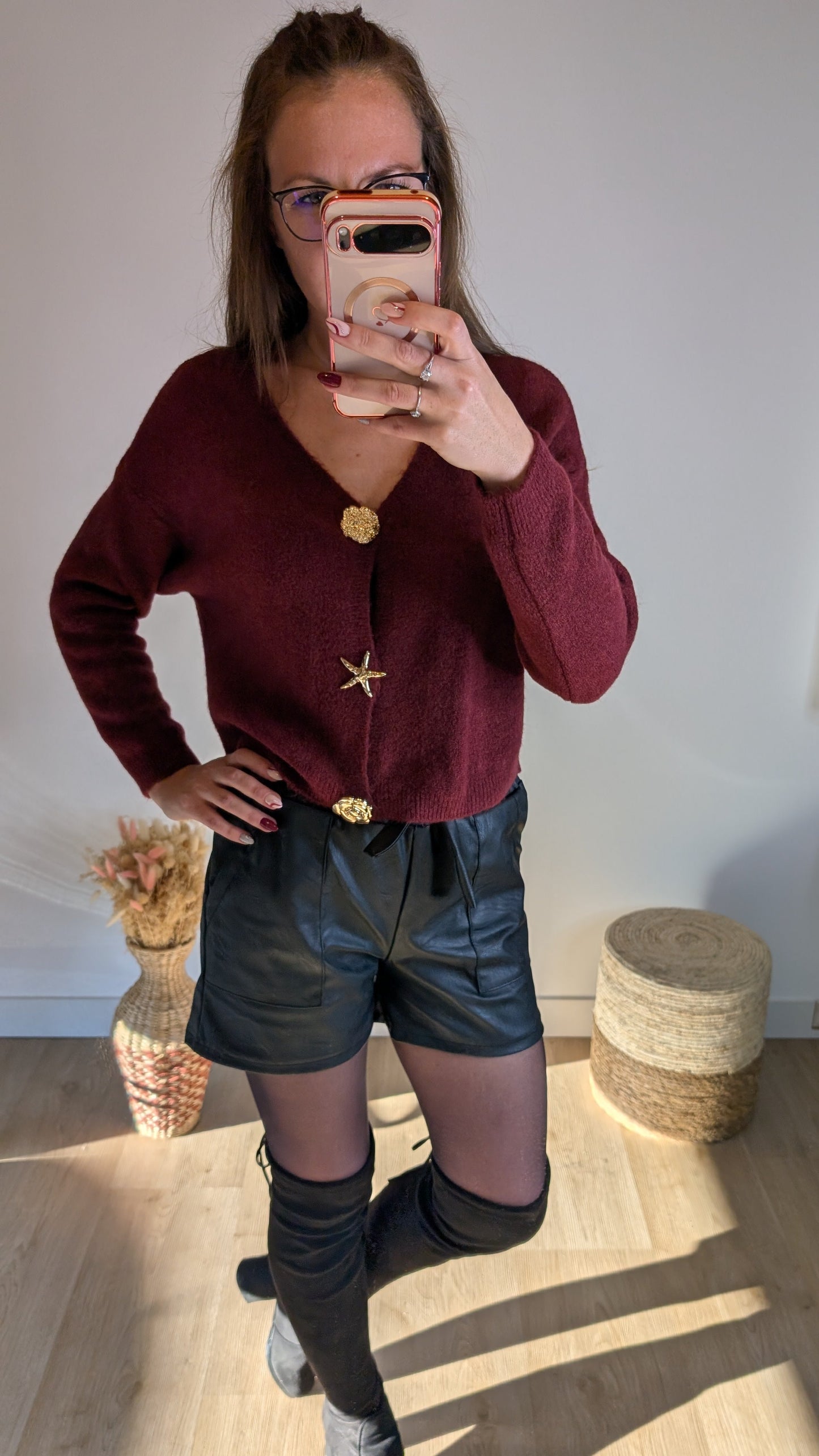 Short simili cuir Marion